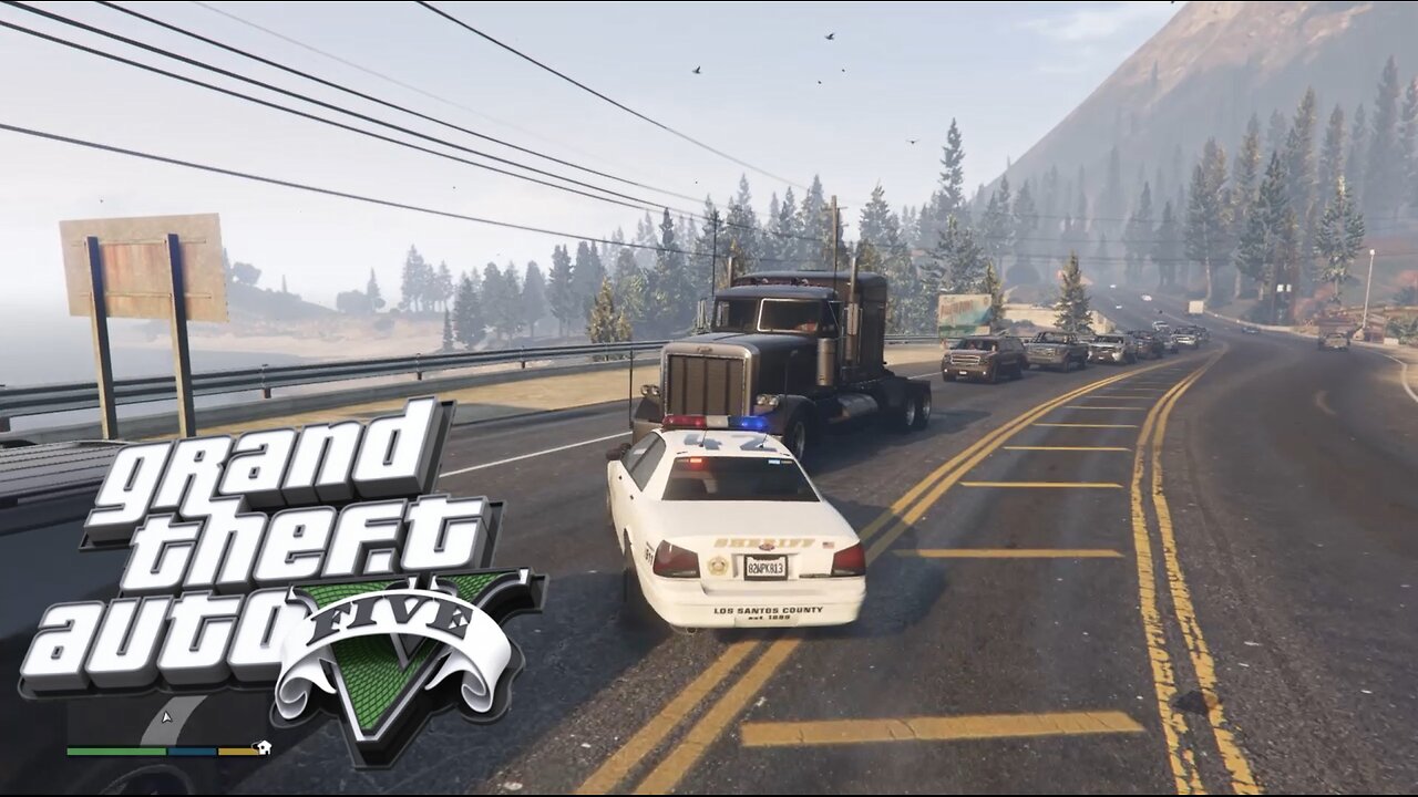 GTA 5 Crazy Police Pursuit Driving Police car Ultimate Simulator chase #26