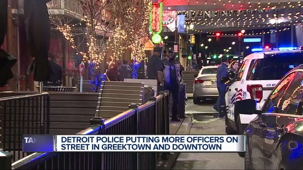 Expect to see more Detroit Police in Greektown, parks and on the Detroit River this summer