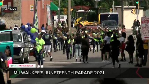 Milwaukee's 50th Juneteenth parade