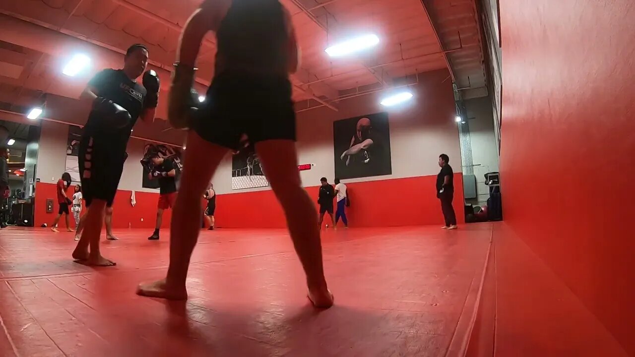 Boxing Sparring 17 January 22 Ben v Joo