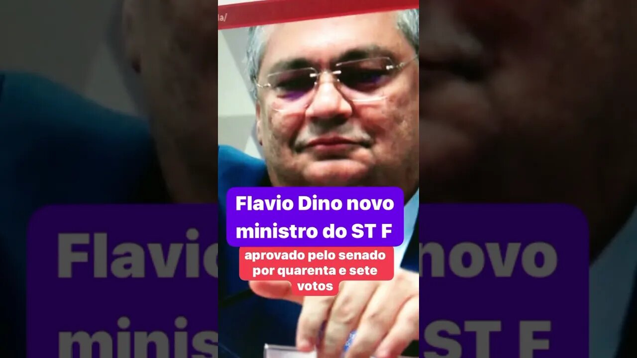 NotíciaFlavio Dino é o mais novo ministro indicado por Lula no ST F #Short￼