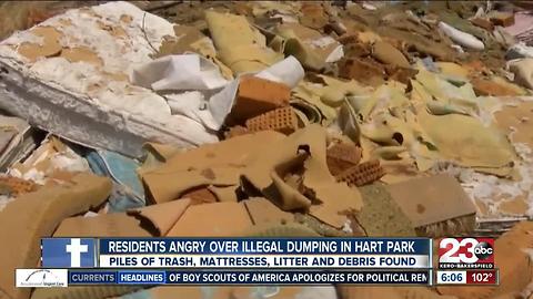 Illegal dumping problem found at Hart Park in Bakersfield