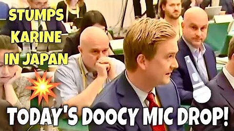 DOOCY MIC DROP🎤💥- KARINE LEFT SPEECHLESS on why Kamala Harris can't COVER for Biden while in Japan