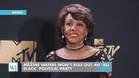 Maxine Waters Won’t Rule Out An ‘All Black’ Political Party