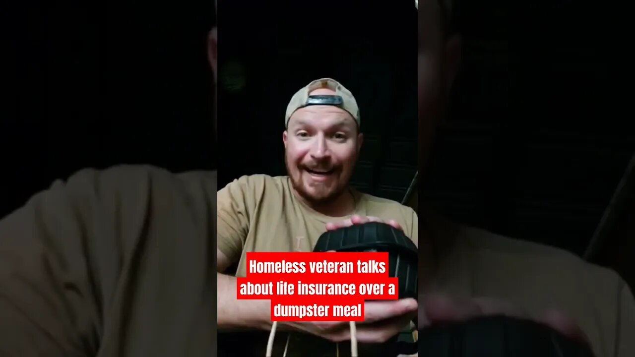 Homeless Veteran WANTS son to have his life insurance at least #usa #homelessveteran #army #shorts