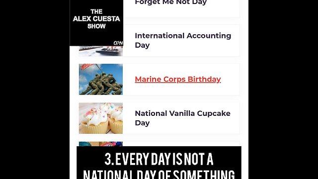 3. Every Day is Not a National Day of Something