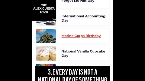 3. Every Day is Not a National Day of Something