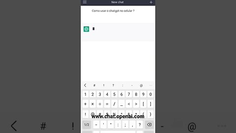 Usando ChatGpt no celular - Parte 2 #chatgpt #technology #inteligenciaartificial #chatgpttutorial