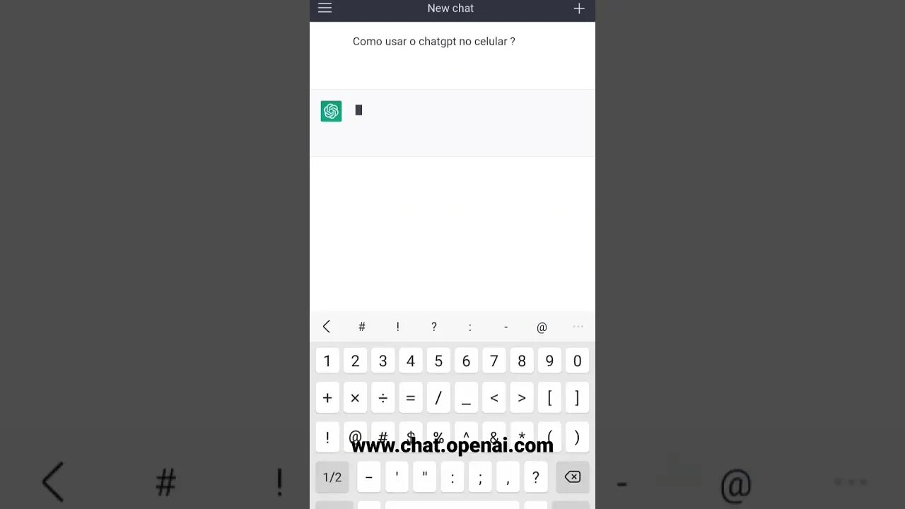 Usando ChatGpt no celular - Parte 2 #chatgpt #technology #inteligenciaartificial #chatgpttutorial