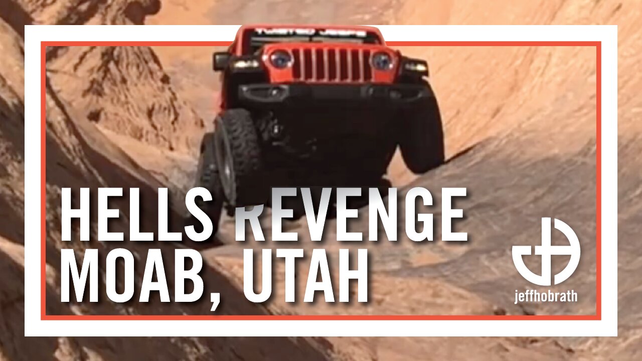 Hell’s Revenge, Hell’s Gate, Moab Utah, in a 2019 Jeep Rubicon JLU