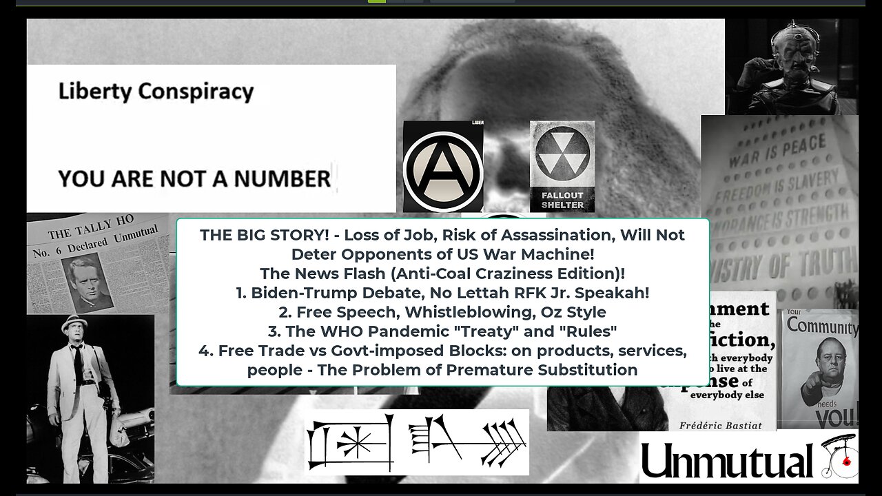 Liberty Conspiracy LIVE 5-16-24! More Bidenista Resignations Re Gaza, Blinken Lies, Coal, Speech