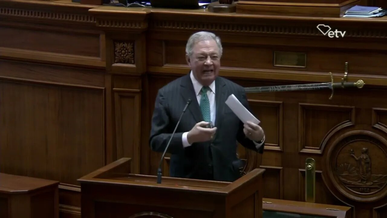 Harpootlian Discusses Murdaugh Trial and Justice Reform on Senate Floor