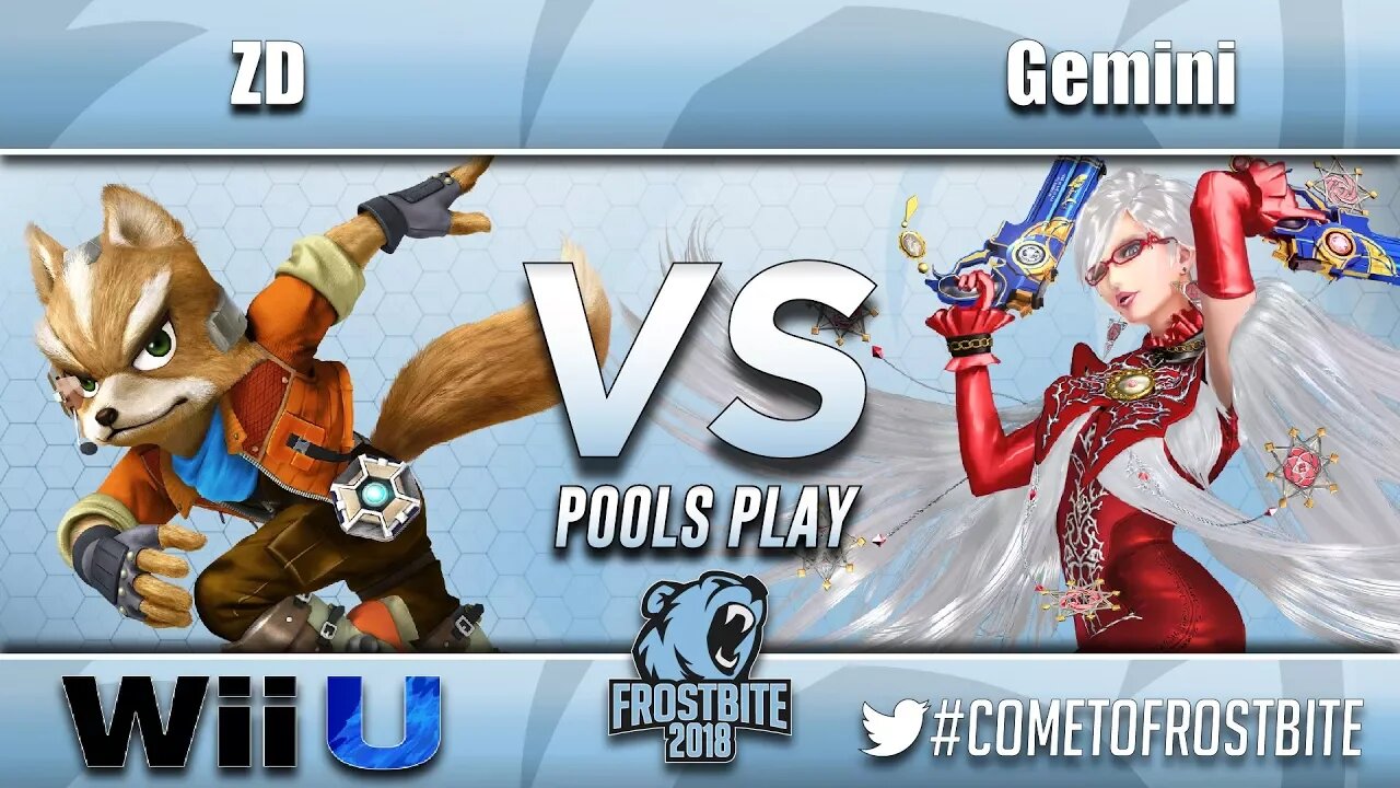 ZD (Fox) vs. Gemini (Bayonetta) - Wii U Pools Play - Frostbite 2018