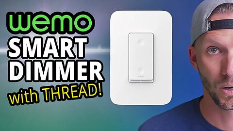 The First THREAD Light Switch! New WEMO Dimmer - Full Review!