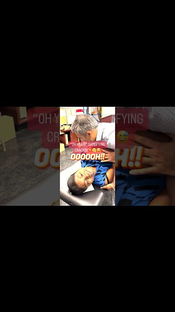 “OH YEAH!” SHE FELT THAT!🙌😁😮‍💨 # chiropractor # NYPD# backcrack