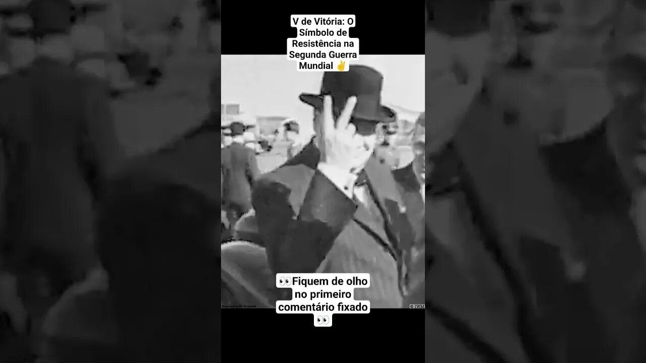 V de Vitória: O Símbolo de Resistência na Segunda Guerra Mundial ✌️ #war #guerra #ww2
