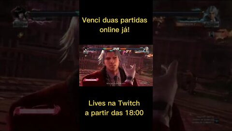 Vencendo no Tekken 7 online duas vezes! #shorts #shortsvideo #tekken7