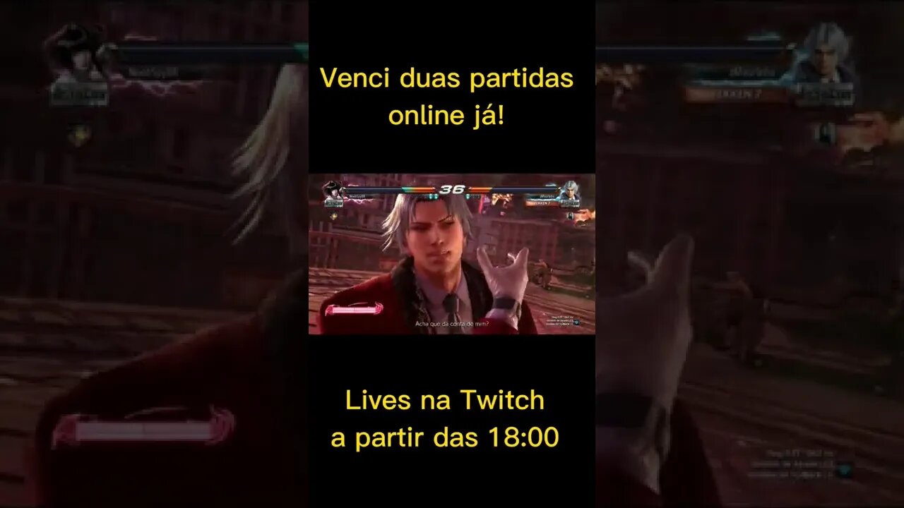 Vencendo no Tekken 7 online duas vezes! #shorts #shortsvideo #tekken7