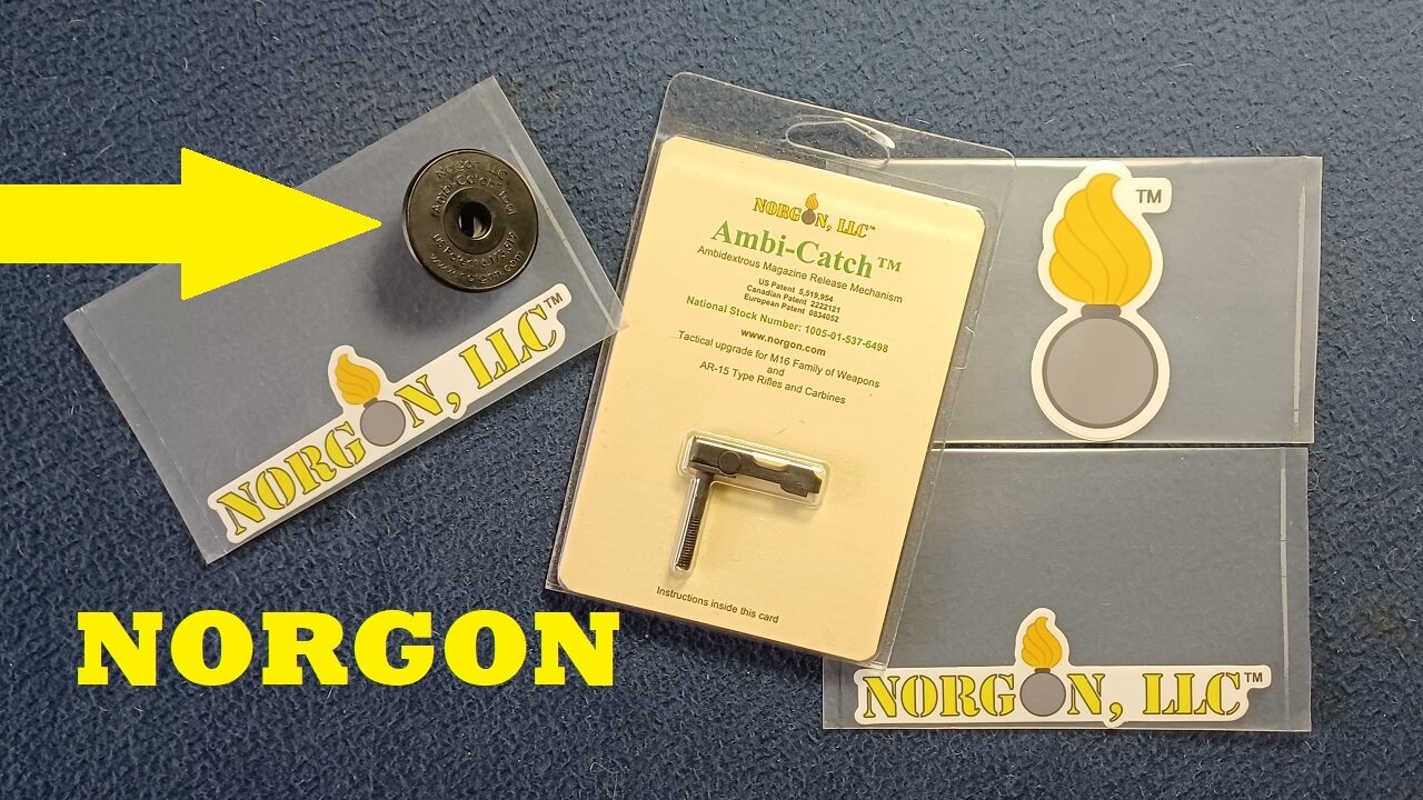 NORGON, Ambi- Catch Tool. M16, AR15, M4, AR10 Ambidextrous Magazine Release Installation Tool