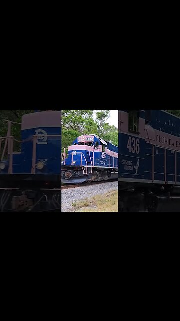 Florida East Coast Railway FEC-436 at Port Orange Florida Mar. 9 2023 #railfanrob #fec436