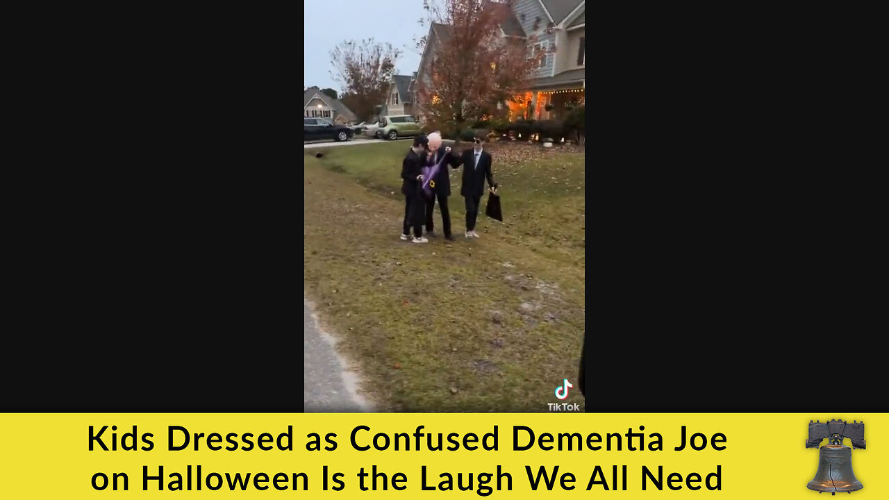 Kids Dressed as Confused Dementia Joe on Halloween Is the Laugh We All Need