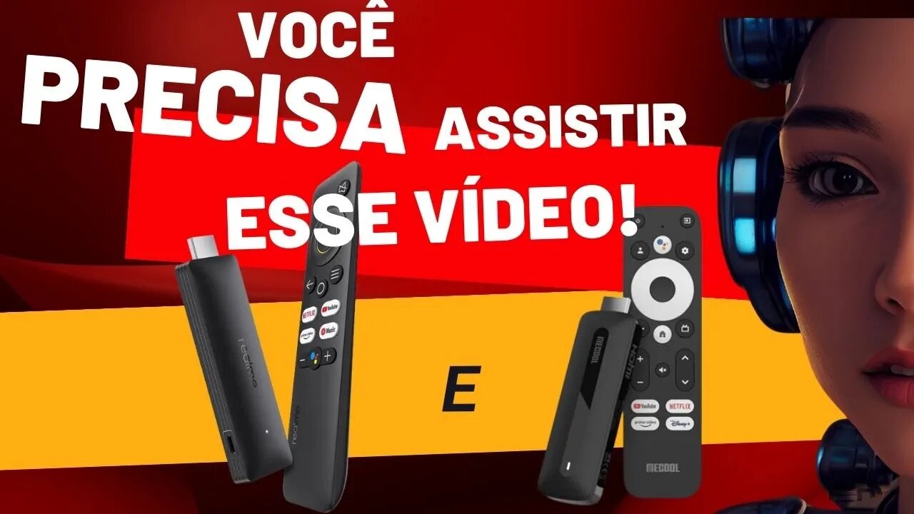 Realme Stick 4K e Mecool KD3 Stick Ótimas opções