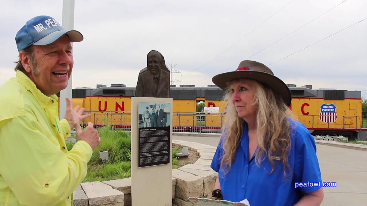 Keneficks Union Pacific Park, Omaha, Ne. Travel USA, Mr. Peacock & Friends, Hidden Treasures