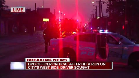 DPD Officer Critical after Hit & Run