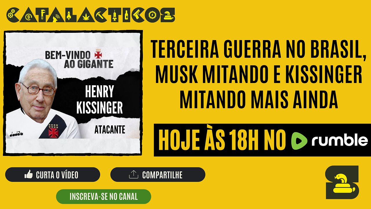 #158 Guerra Fria No Brasil, Musk Mitando E Kissinger Mitando Mais Ainda