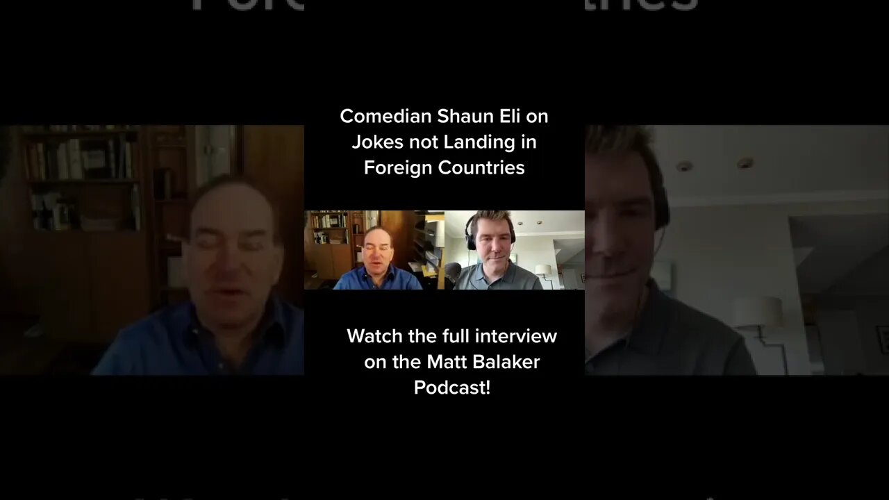 Comedian Shaun Eli Breidbart on Jokes not Landing in Foreign Countries #shorts