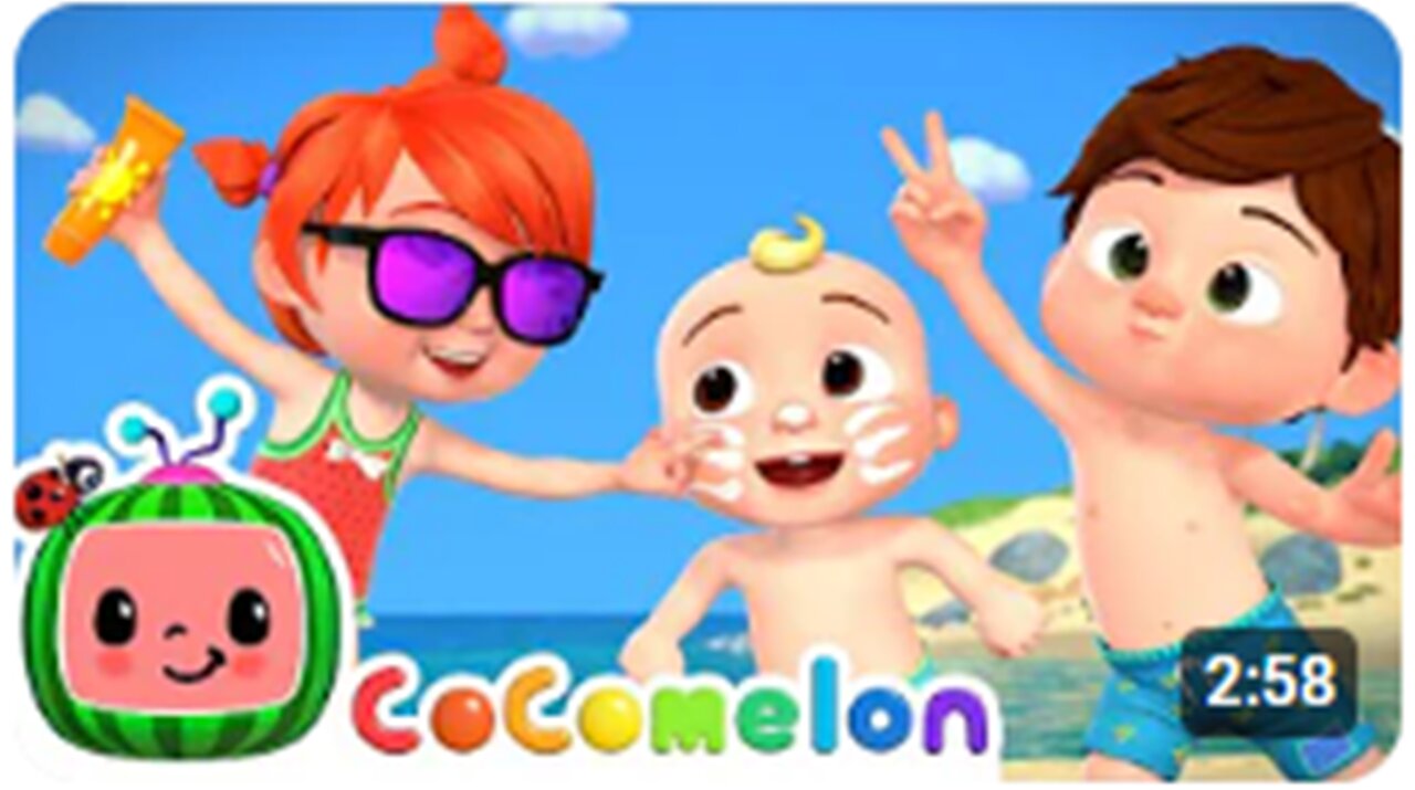 Beach Song! ☀️ | CoComelon Nursery Rhymes & Kids Songs