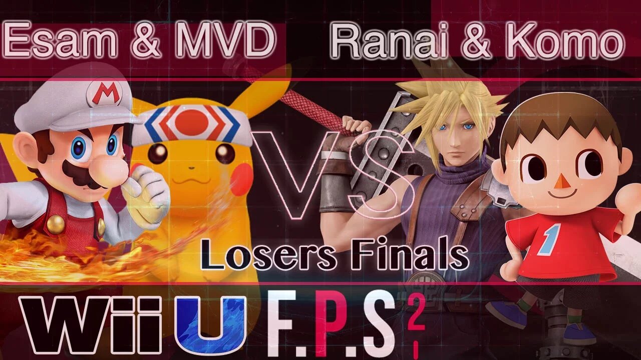 PG|MVD & PG|Esam vs. Ranai & 2GG|Komorikiri - Wii U Doubles Losers Finals - FPS2