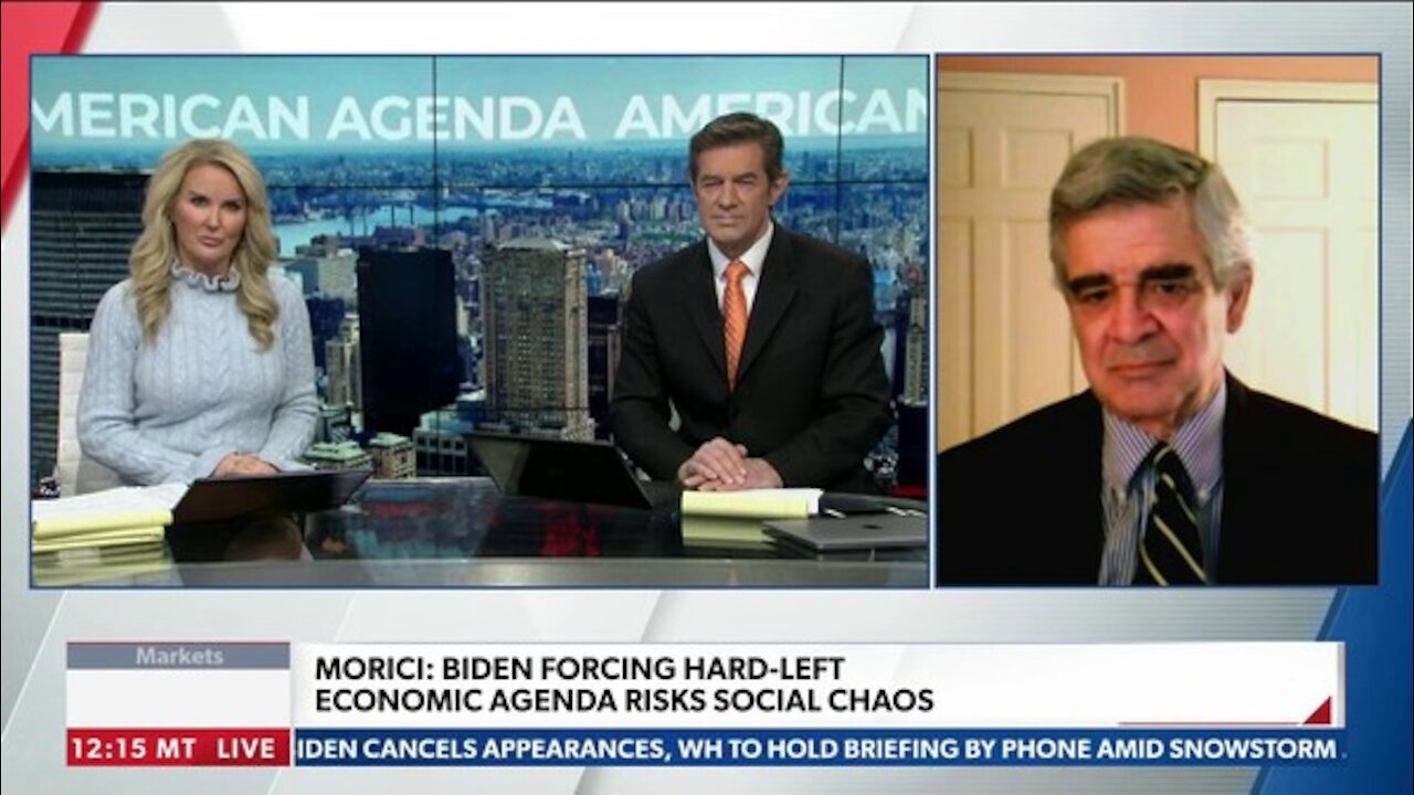 Morici: Biden Forcing Hard-Left Economic Agenda Risks Social Choas