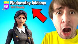 I Pretended To Be Jenna Ortega in Fortnite (Wednesday)