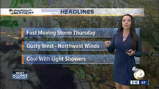 10News Pinpoint Weather with Meteorologist Angelica Campos