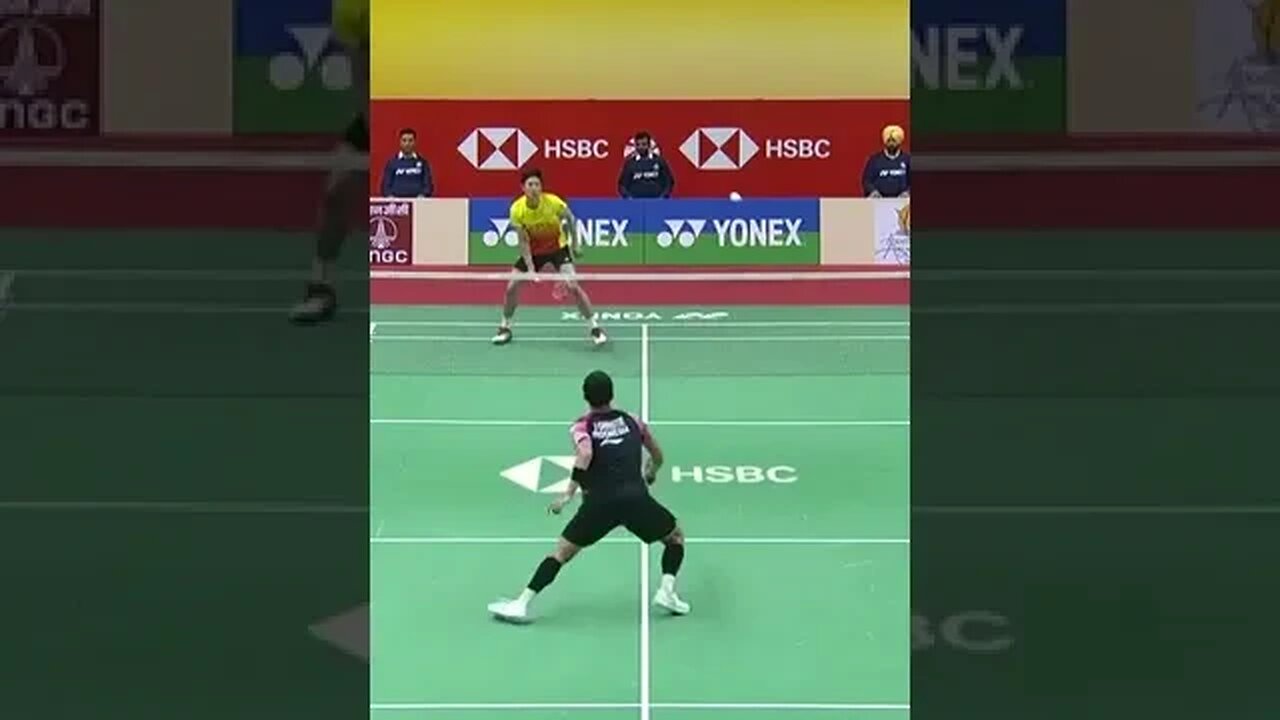 Jonatan Christie vs Chou Tien Chen - India Open 2023 #shorts