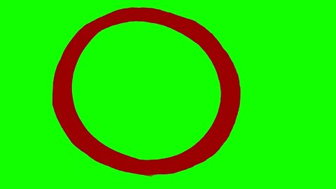 Animated Paint Circle Green Screen Sound Included FREE DOWNLOAD