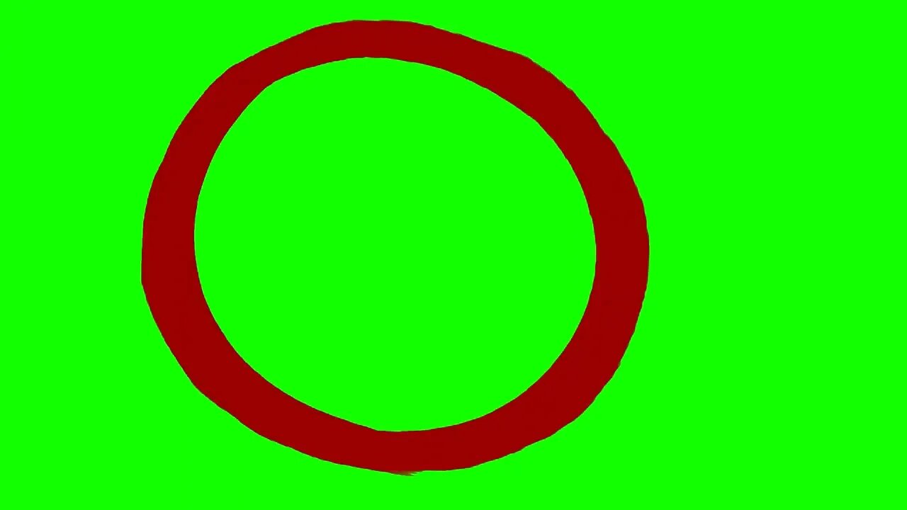 Animated Paint Circle Green Screen Sound Included FREE DOWNLOAD