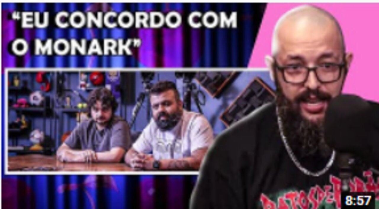 CAUE MOURA SOBRE FLOW E MONARK