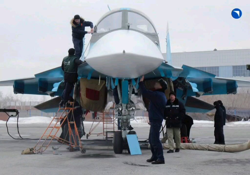The first batch of Sukhoi Su-34 fighter-bombers in 2024