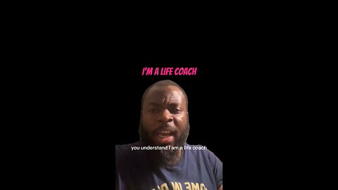 I’m A Life Coach #dayodman #motivation #coaching #eeyayyahh #lifestyle