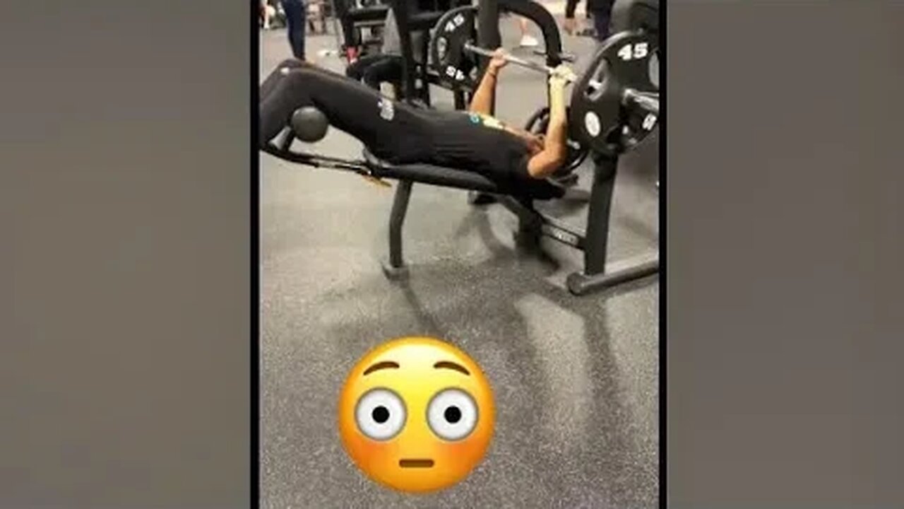 Lad CAPTURED Braving The Gym #shorts