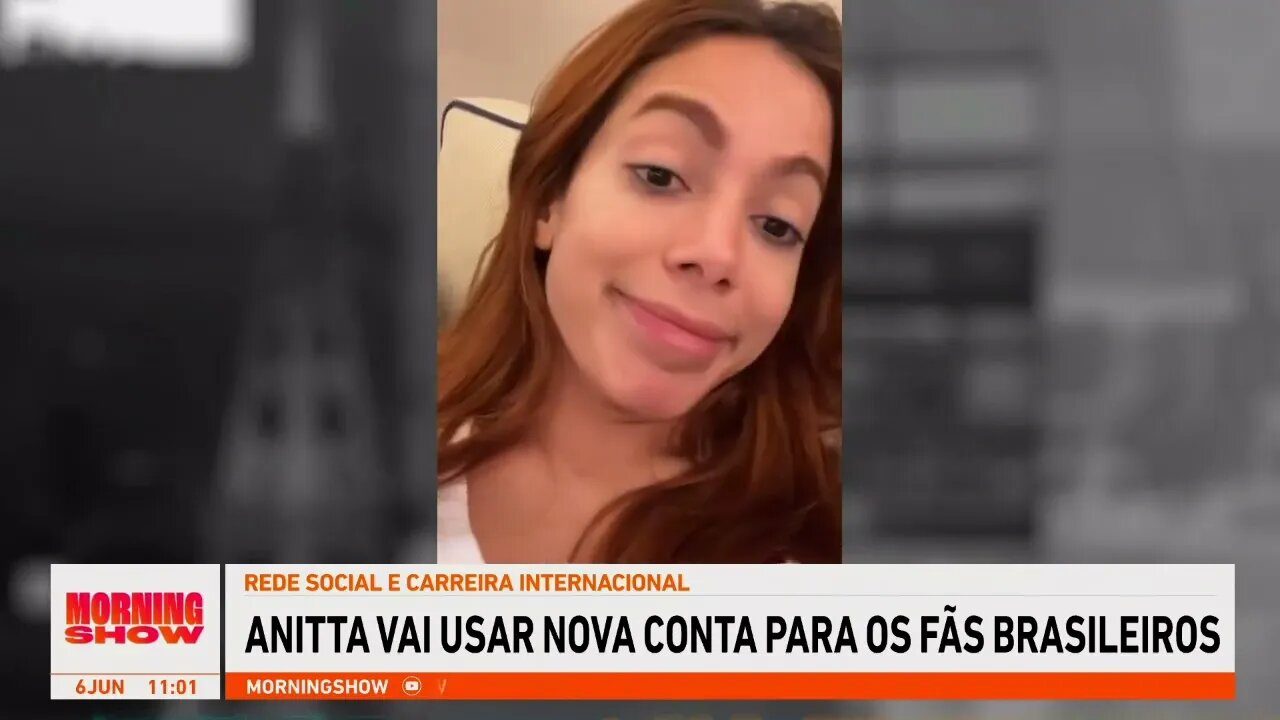 Anitta usa nova conta no Instagram para se comunicar com fãs brasileiros