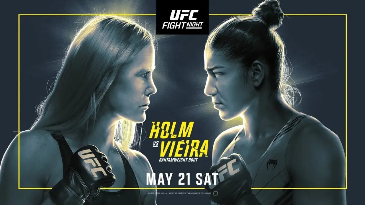 UFC Fight Night Holm Vs Viera Full Card Prediction