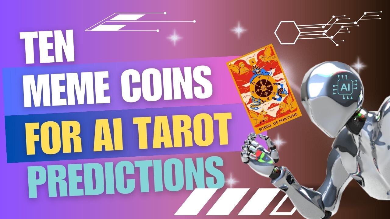 10 MEME OR GAMING TOKENS FOR AI TAROT PICK A CARD PREDICTION