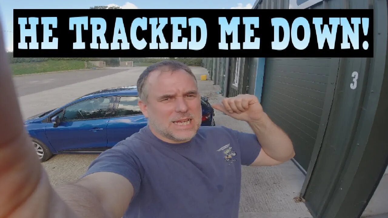He threatened he would be back!