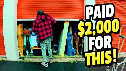 Paid $2,000 For STUFFED Storage Unit!
