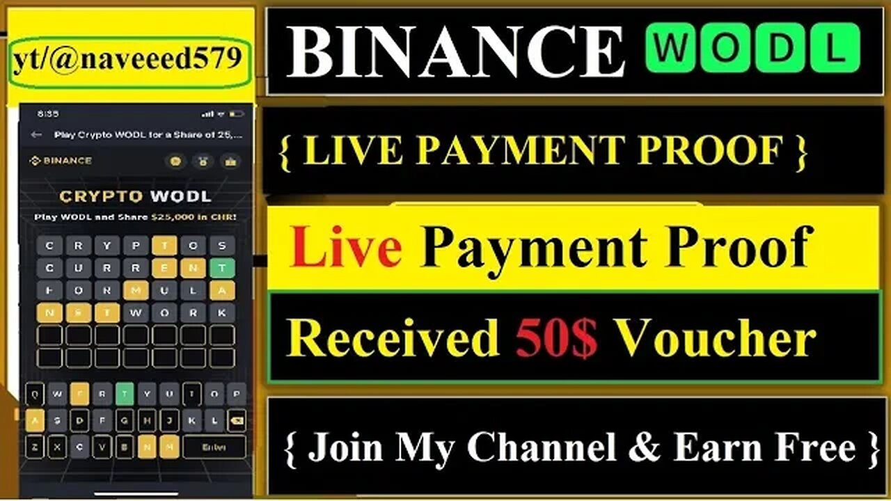 Binance WODL Payment Proof || Received 50$ Voucher || Binance Point to USDT || Wodl point Into USD