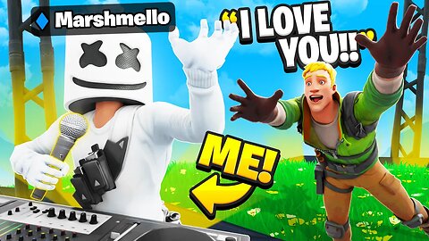 I Pretended To Be Marshmello At FAKE Concert! (Fortnite)