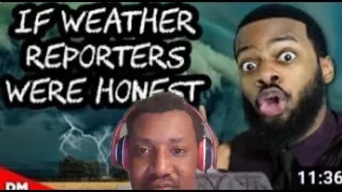 husleteaking reactino to IF WEATHER REPORTERS WERE HONEST